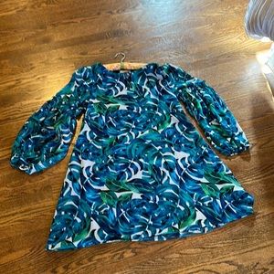 Anthropologie Chloe Oliver tropical print dress size small